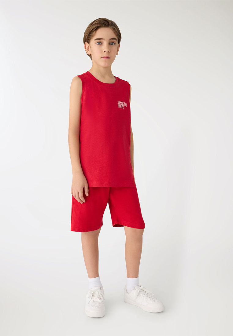 Boys Plain Colour Tank Top