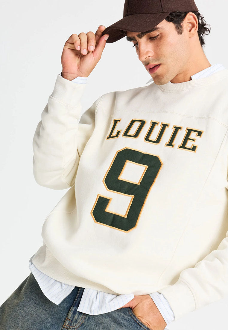 Men's Sweatshirt with embroidered lettering