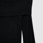 Women's Off-Shoulder Ribbed T-shirt