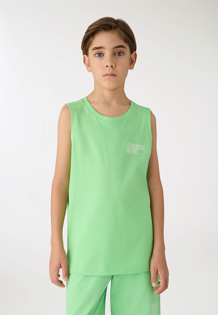 Boys Plain Colour Tank Top