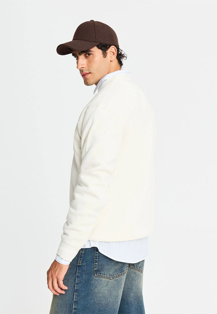 Men's Sweatshirt with embroidered lettering