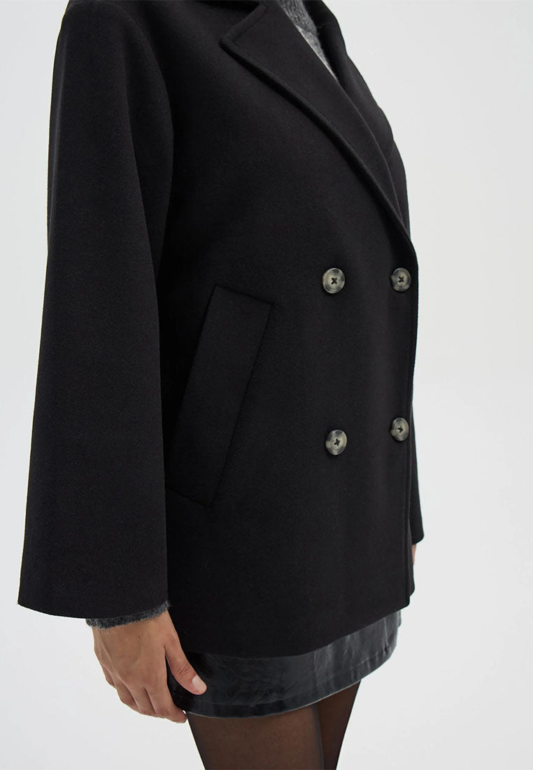 Women's double-breasted peacoat