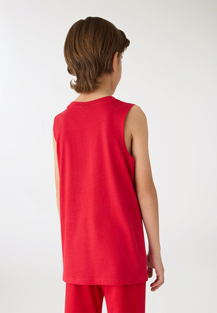 Boys Plain Colour Tank Top