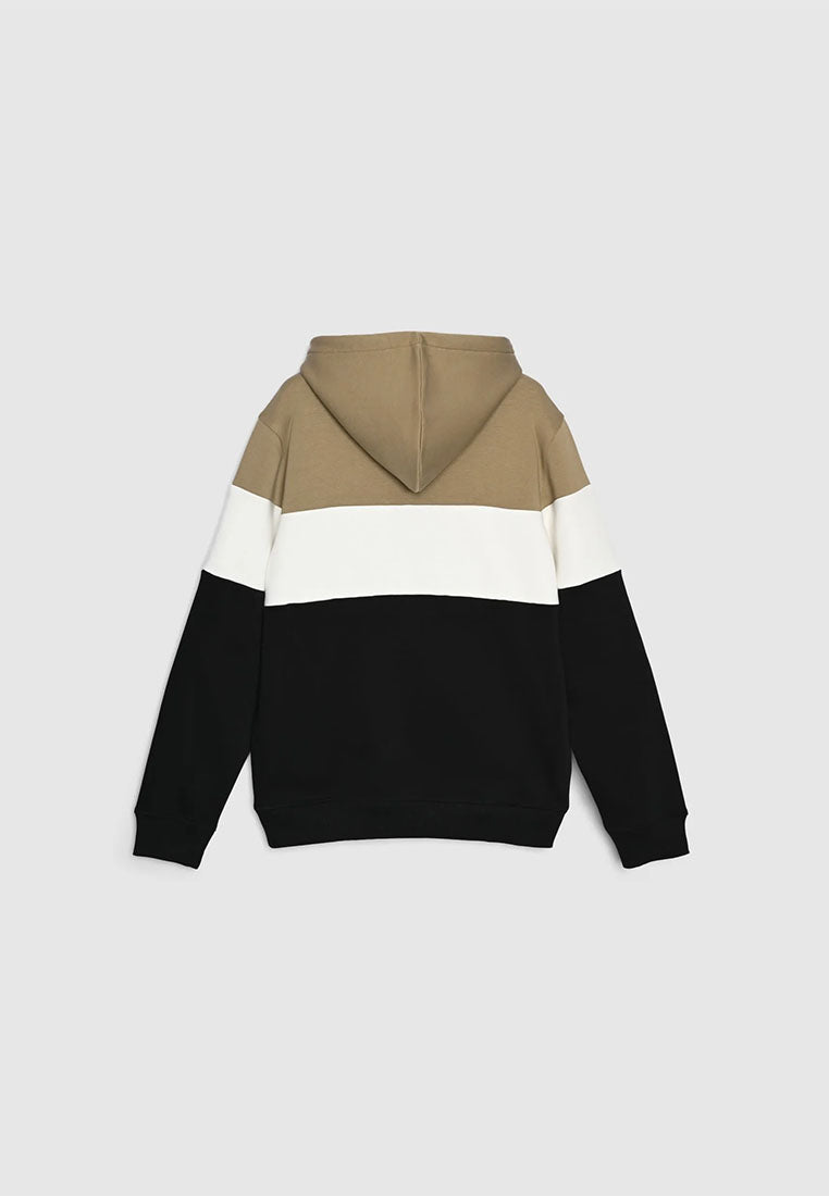 Men's Block Hoodie with Slogan