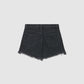 Women’s High-Waisted Ripped Denim Mom Shorts