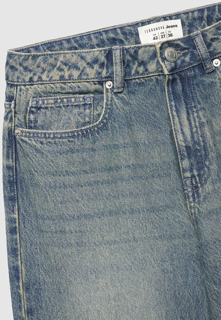 Women's Five-pocket Straight Jeans