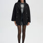Women's double-breasted peacoat