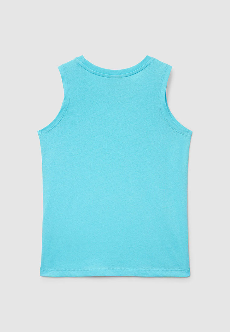 Boys Plain Colour Tank Top