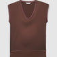 Women's Satin V-neck Top