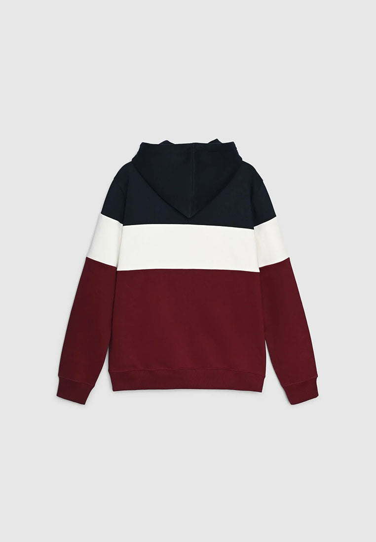 Men's Block Hoodie with Slogan