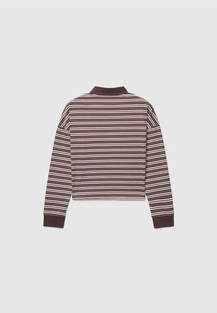 Women's Long Sleeve Striped T-Shirt