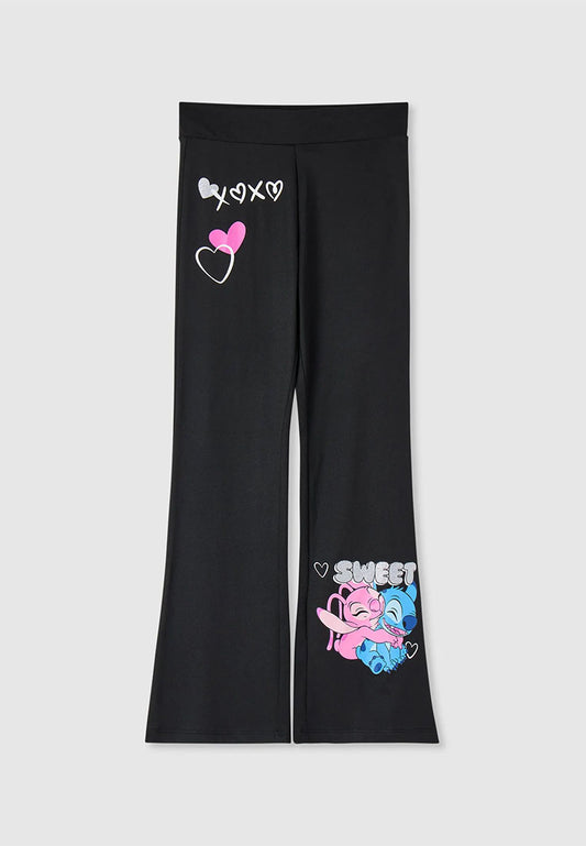 Flare leggings with Stitch® and heart print for Girls