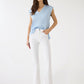 Women's Satin V-neck Top