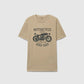 Men's Motorcycle Print T-shirt