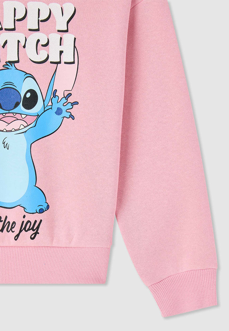 Hoodie with Stitch® print for Girls