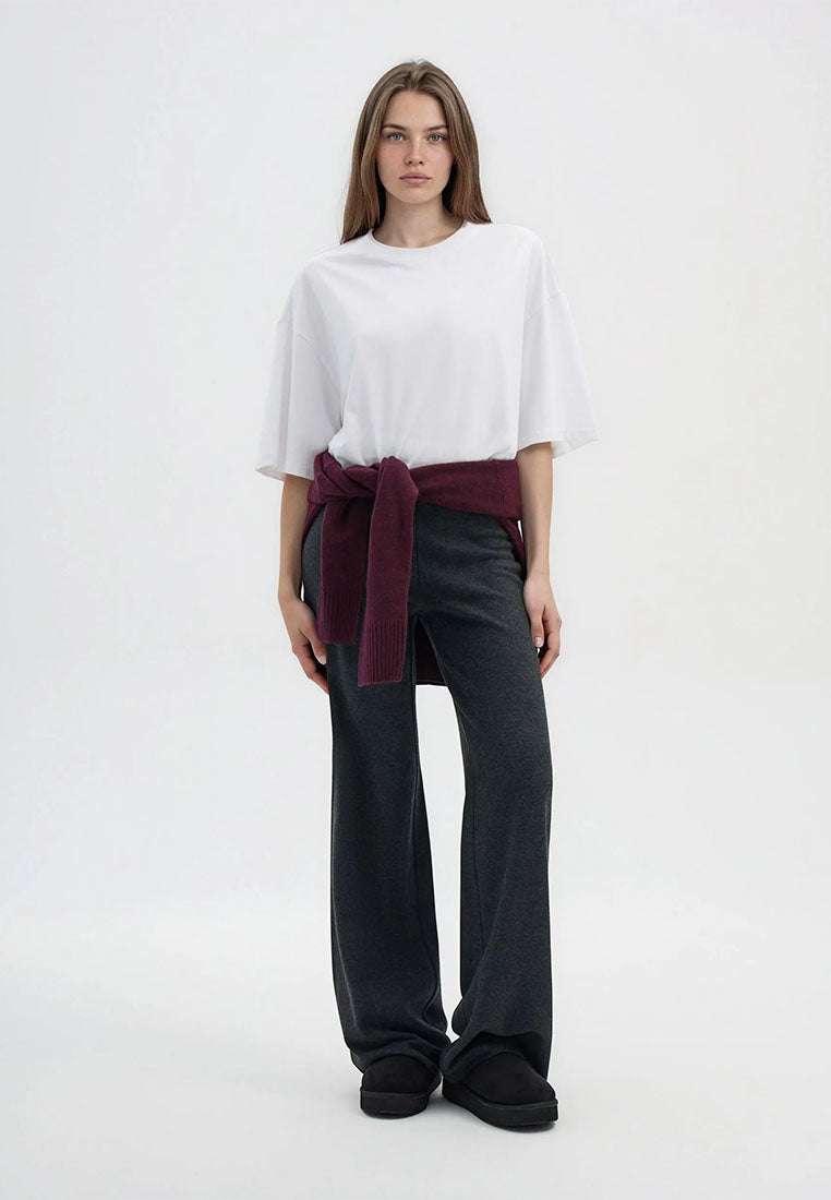 Women's Plain wide-leg trousers