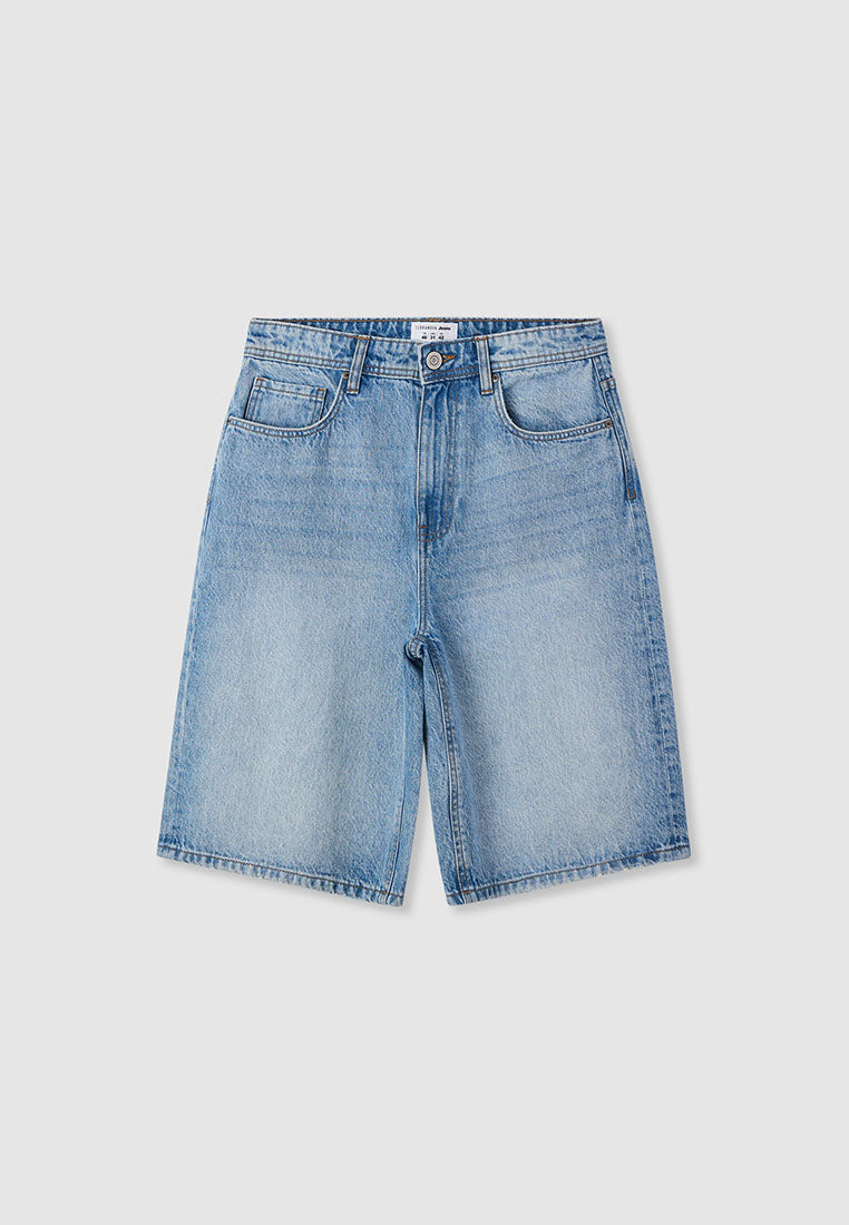 Men's Loose Denim Shorts