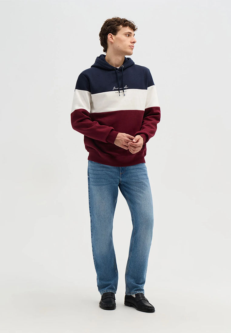 Men's Block Hoodie with Slogan