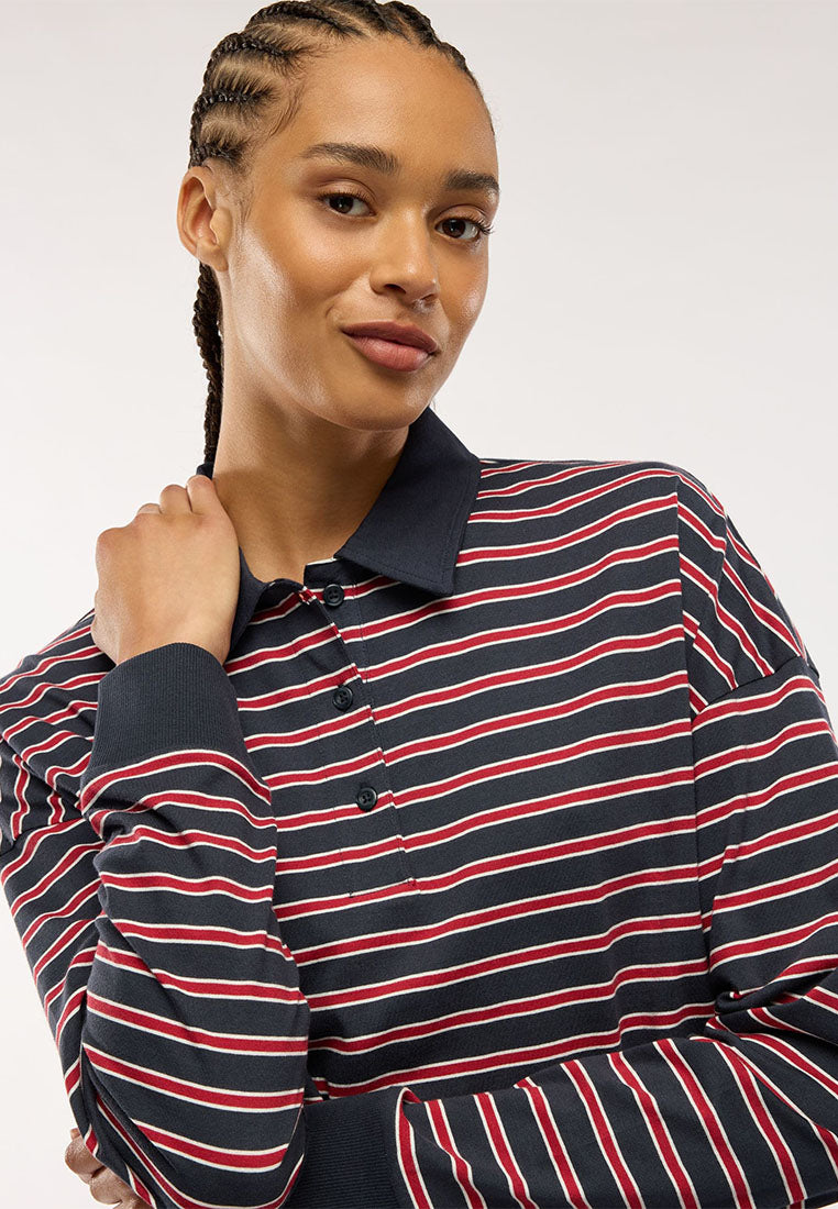 Women's Long Sleeve Striped T-Shirt