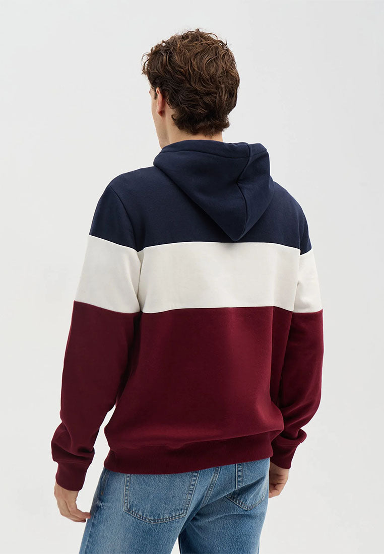 Men's Block Hoodie with Slogan