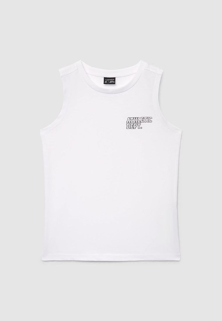 Boys Plain Colour Tank Top