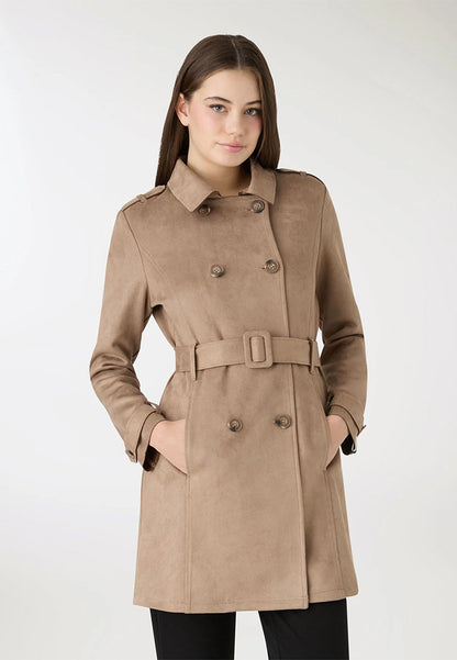 Women's Medium Belted Trench Coat
