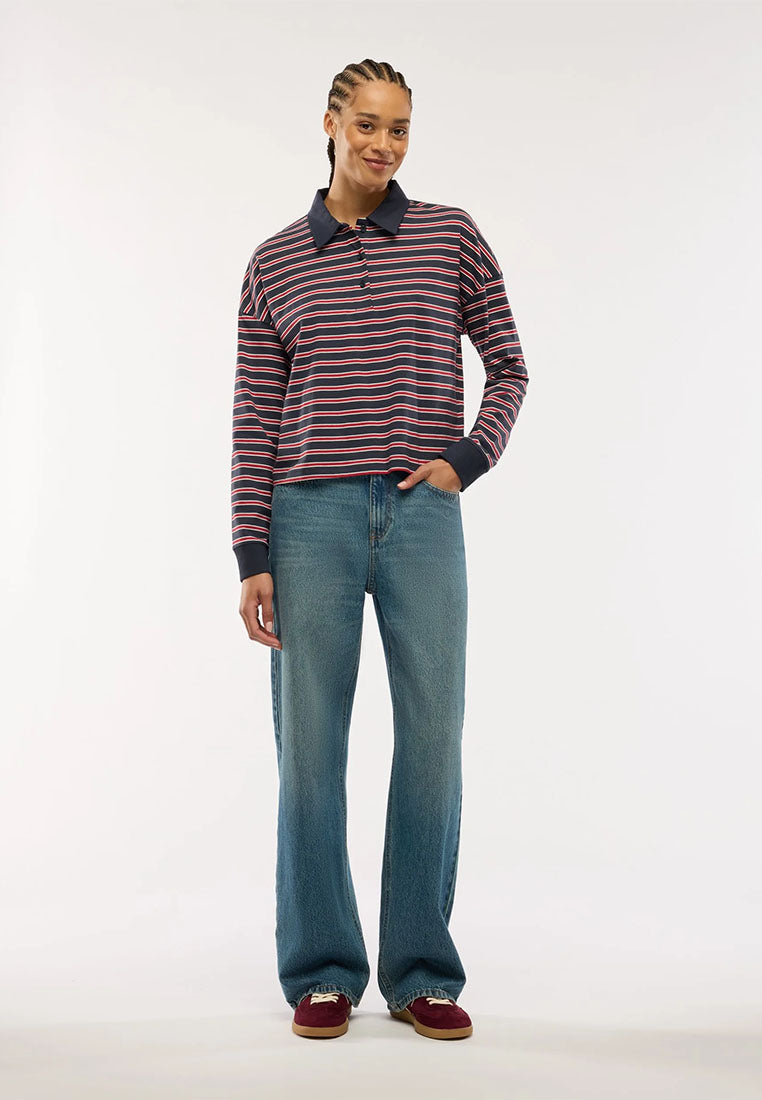 Women's Long Sleeve Striped T-Shirt