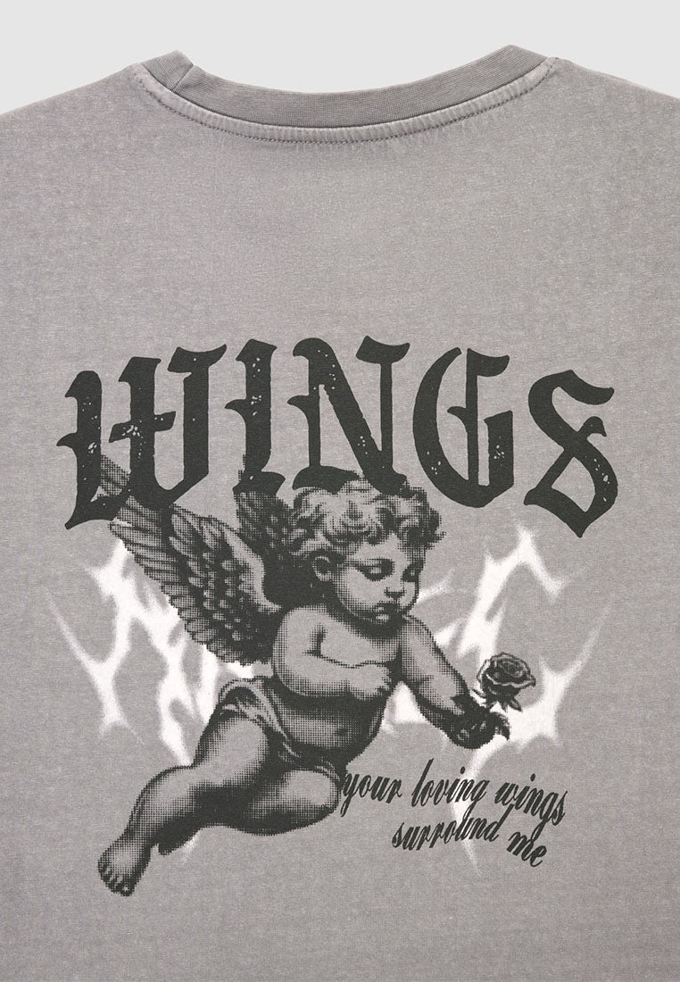 Men's "Wings" Angel Oversized T-Shirt