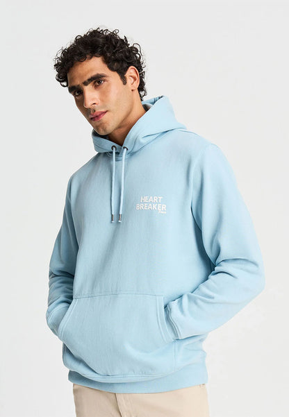 Men's Hooded sweatshirt with printed lettering