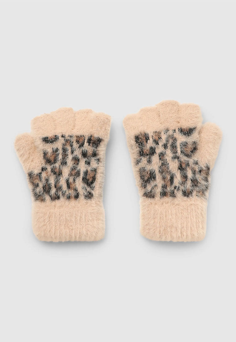 Spotted mittens for Girls
