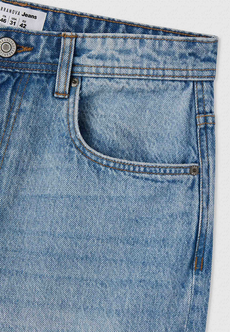 Men's Loose Denim Shorts