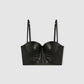 Women's Faux Leather Bra