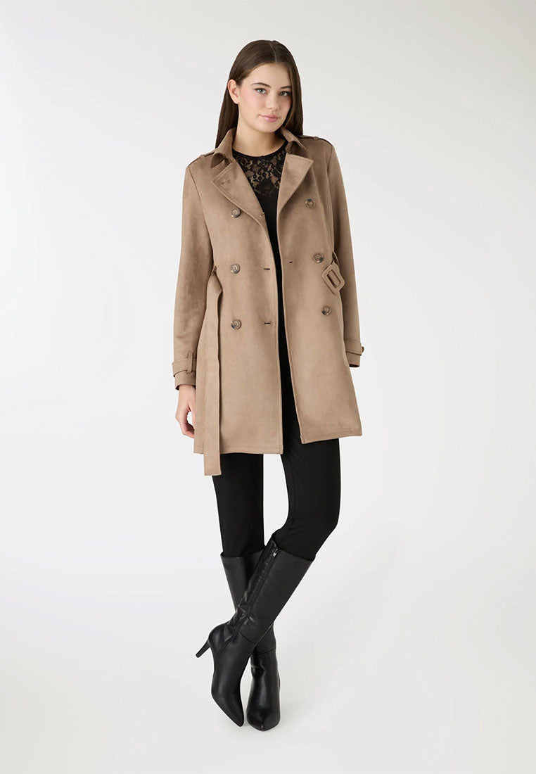 Women's Medium Belted Trench Coat