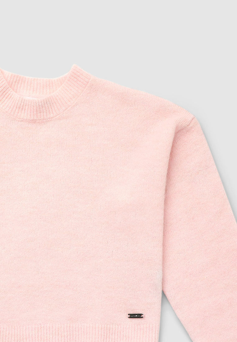 Plain long-sleeve T-shirt for Girls