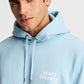 Men's Hooded sweatshirt with printed lettering
