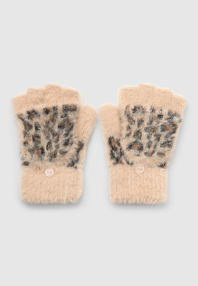 Spotted mittens for Girls