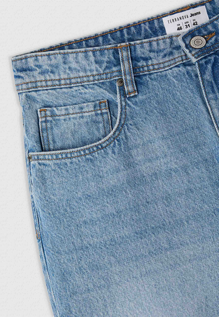 Men's Loose Denim Shorts