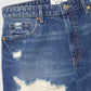 Women’s High-Rise Distressed Denim Shorts