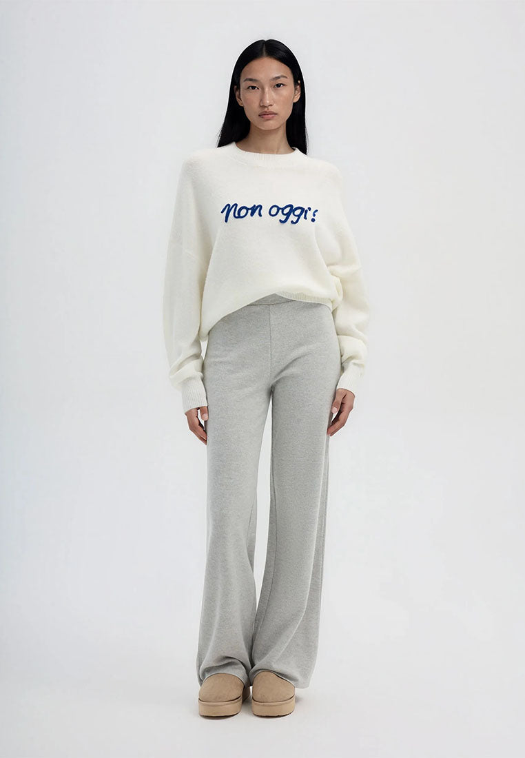 Women's Plain wide-leg trousers