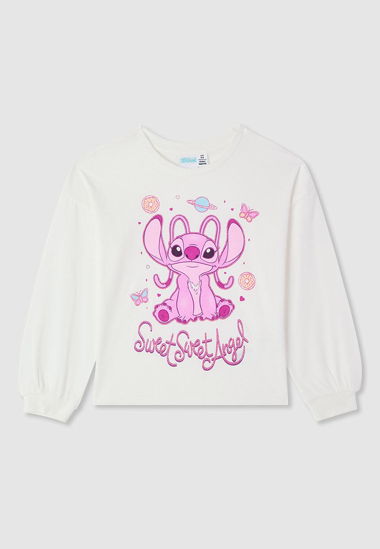 Kids Girls Long-sleeved T-shirt