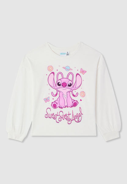 Kids Girls Long-sleeved T-shirt