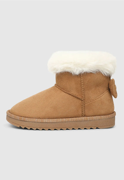 Faux Fur Ankle Boots for Girls