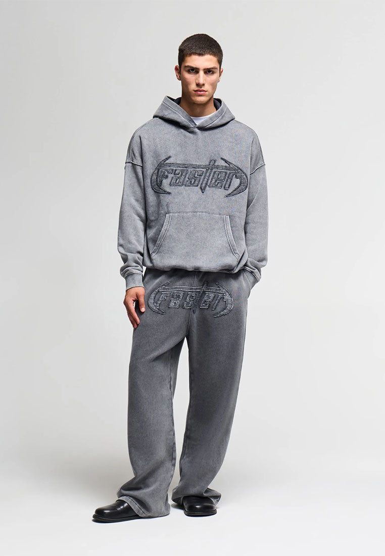 Men's Boxy hoodie with lettering print