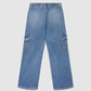 Loose Fit Cargo Jeans for Girls