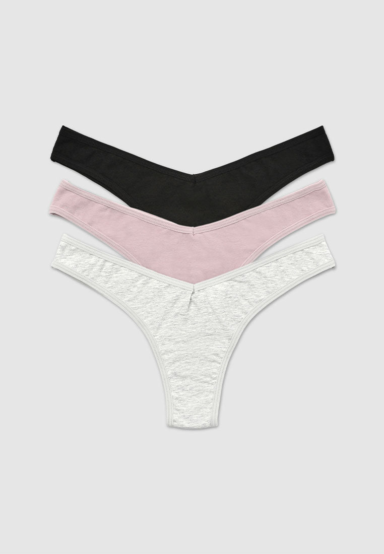 Women's Seamless V-Front String Panties