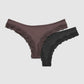 Women's Pack of 2 Brazilian briefs with lace trim