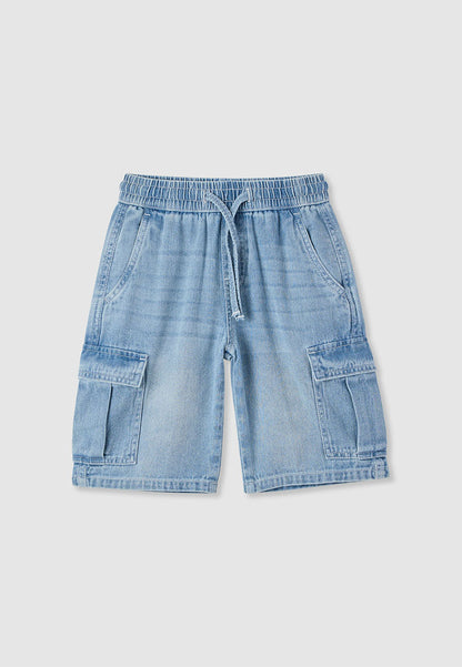 Ripped Jeans with Slogan Shorts for Boys