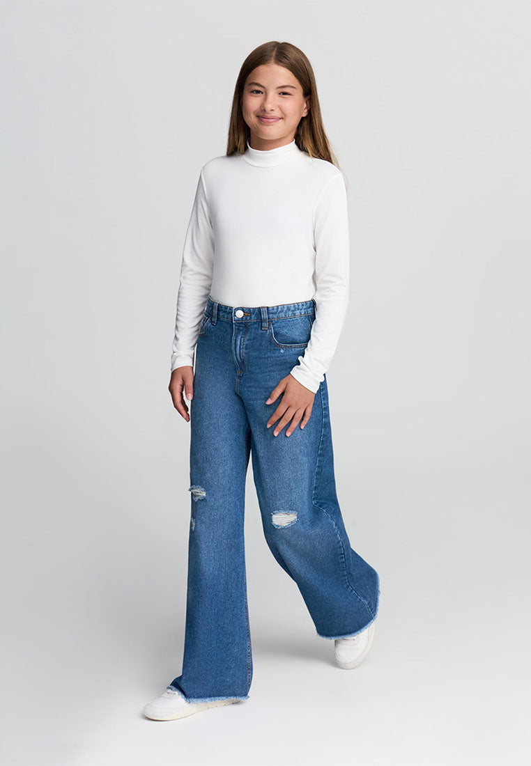 Kids Girls Long-sleeved T-shirt