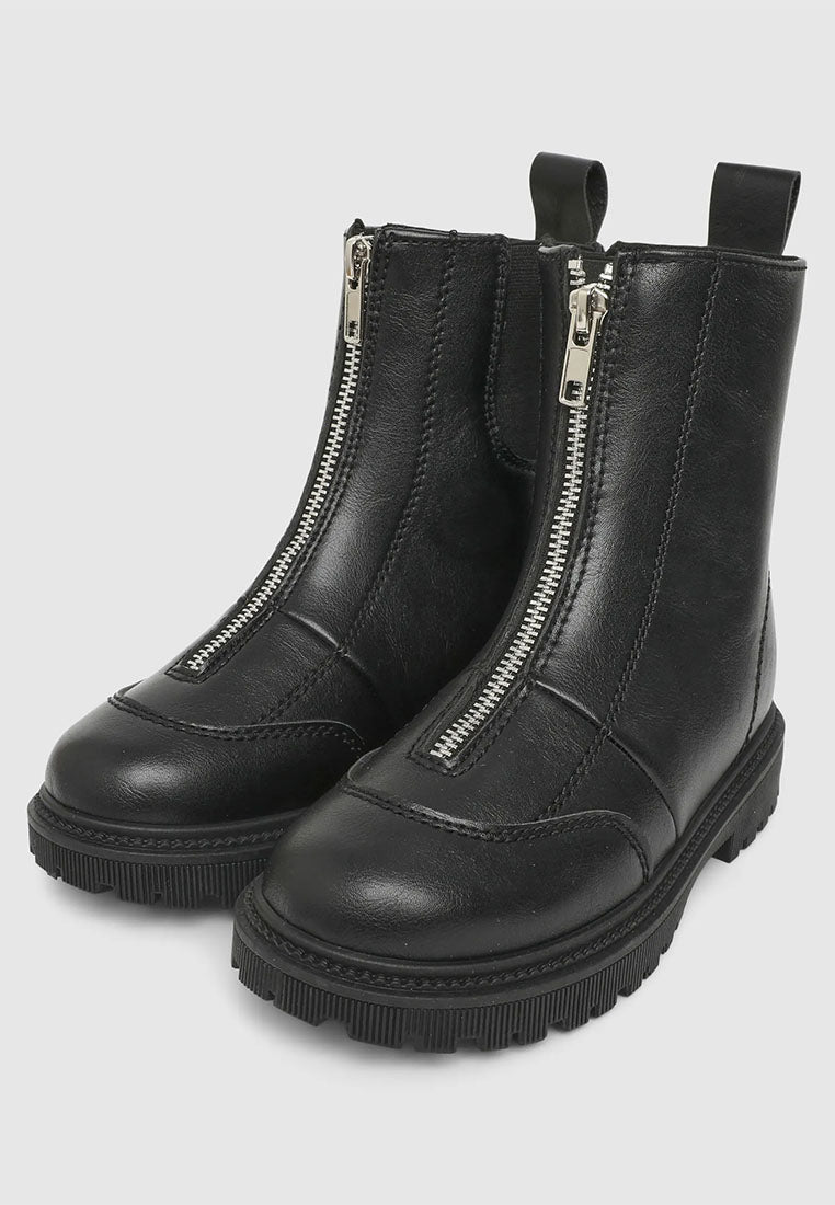 Ankle boots with Zipper for Girls