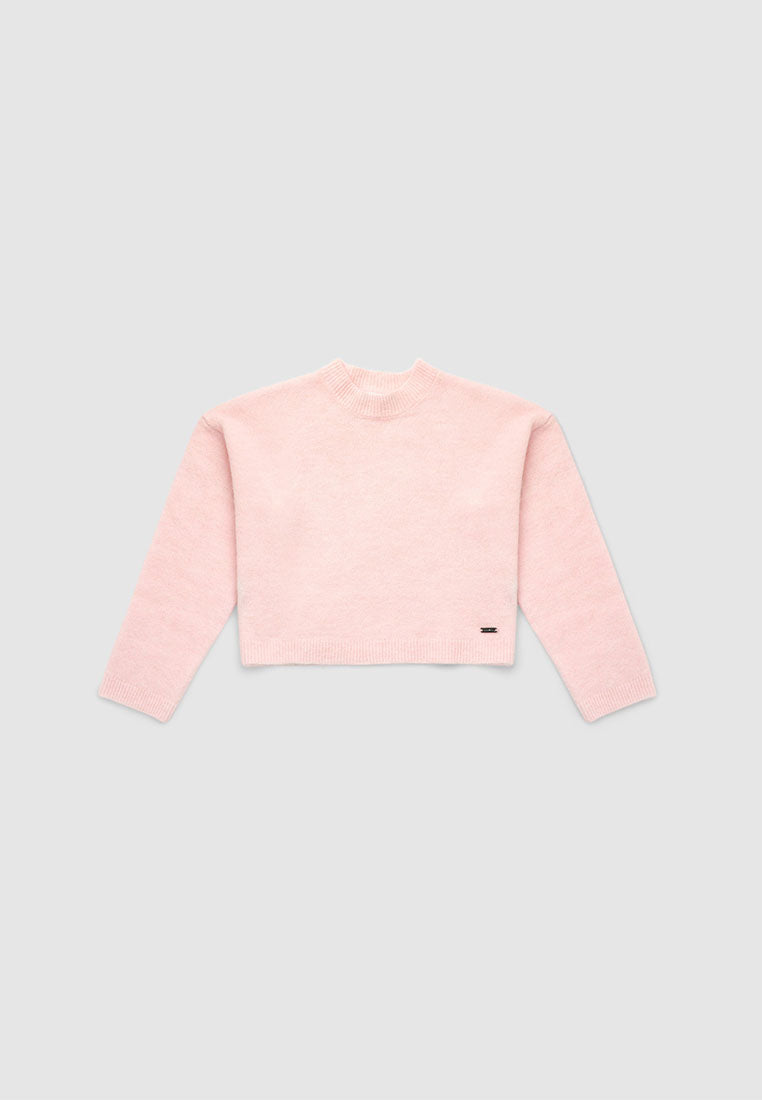 Plain long-sleeve T-shirt for Girls